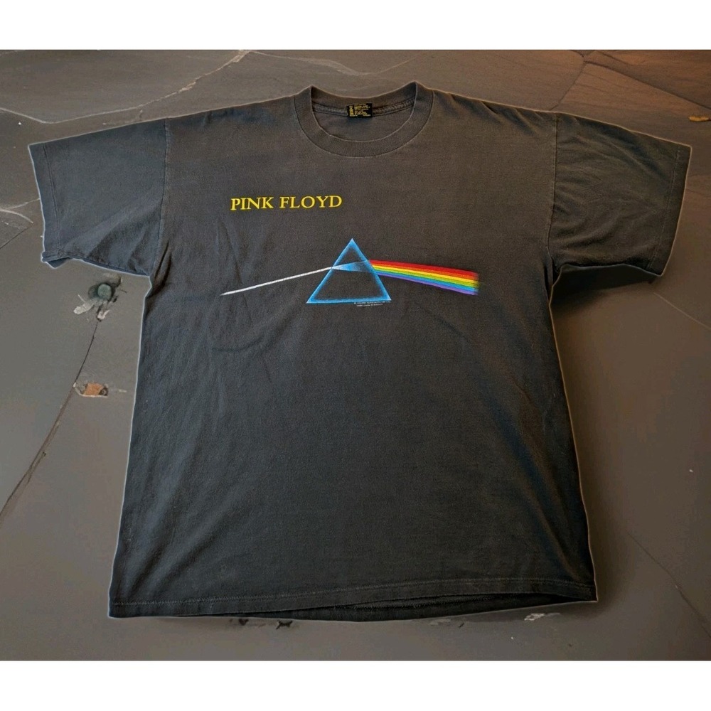 VTG 1994 Pink Floyd North American Tour T Shirt XL Brockum Dark Side Moon USA